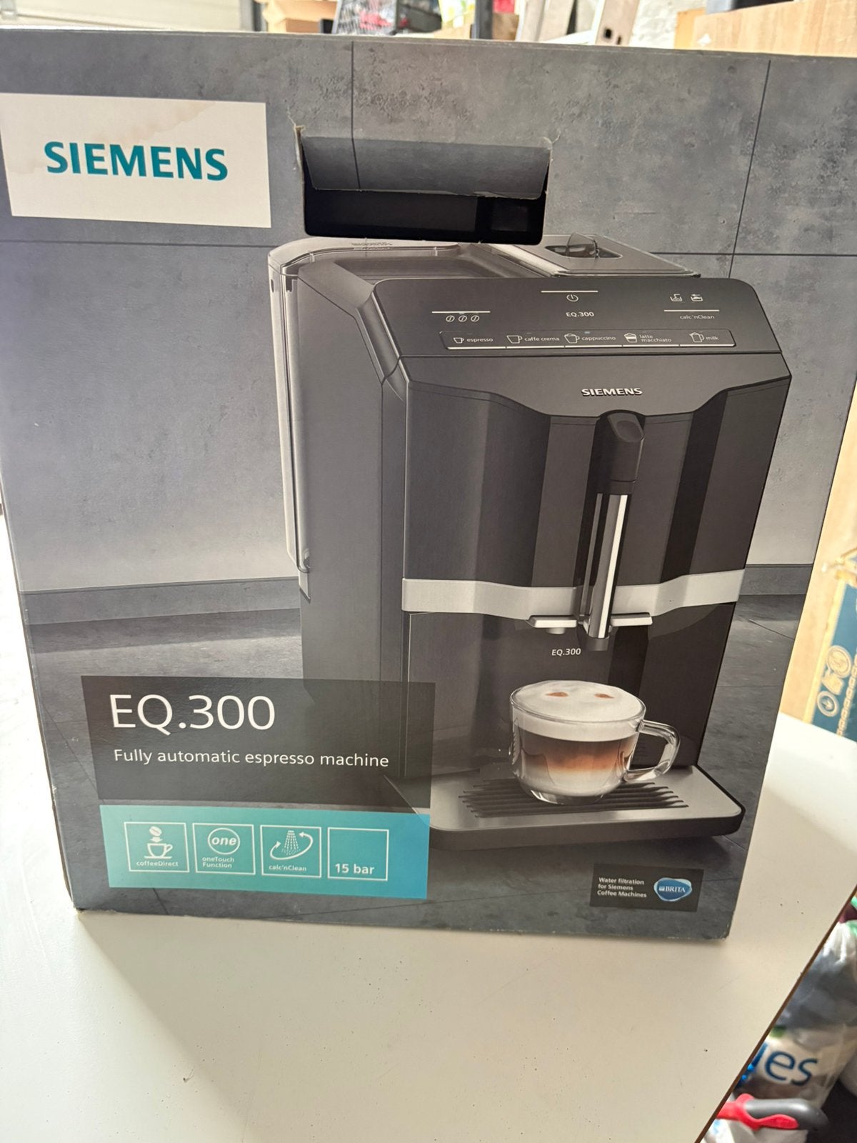 Siemens EQ300 koffiezetapparaat, Ophalen, Zo goed als nieuw