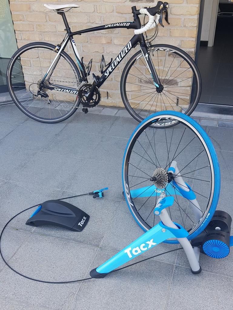 Specialized maat 54 Shimano 105 + Hometrainer Tacx., Sport en Fitness