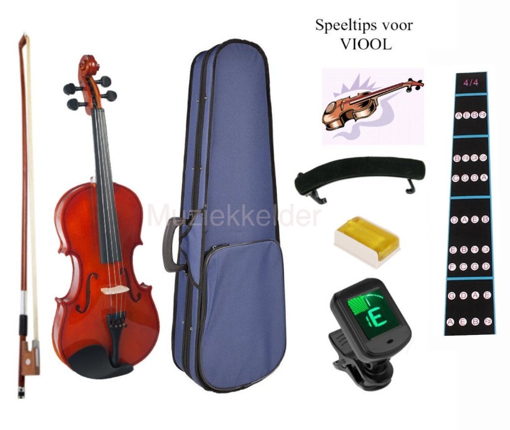 Viool 4/4 met gratis toegang voor 28 online vioollessen, Neuf, Violon, Avec valise, Enlèvement ou Envoi
