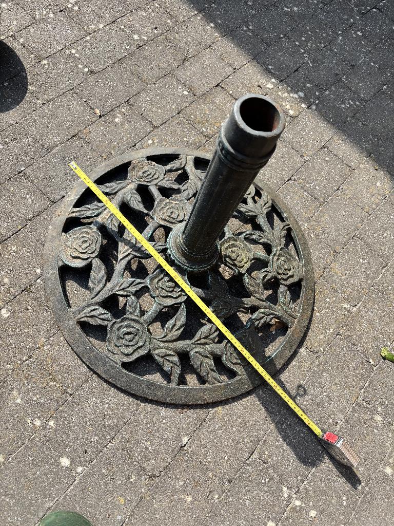 parasolvoet, Tuin en Terras, Parasols, Ophalen, Gebruikt, Minder dan 1 meter, Parasolvoet
