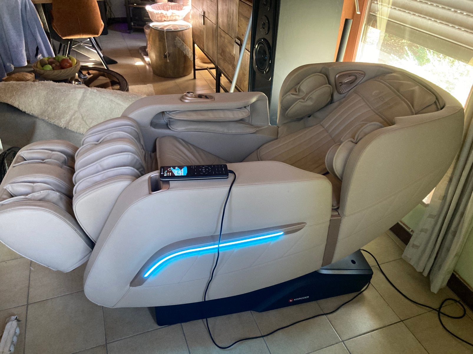 Massage stoel komoder focus II model A306, Ophalen, Gebruikt