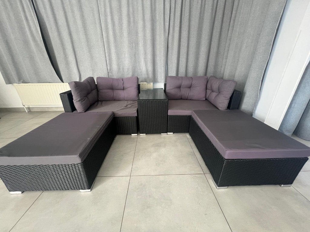 Patio Set, Jardin & Terrasse, Tables de jardin, Enlèvement, Utilisé, Carré, Autres matériaux