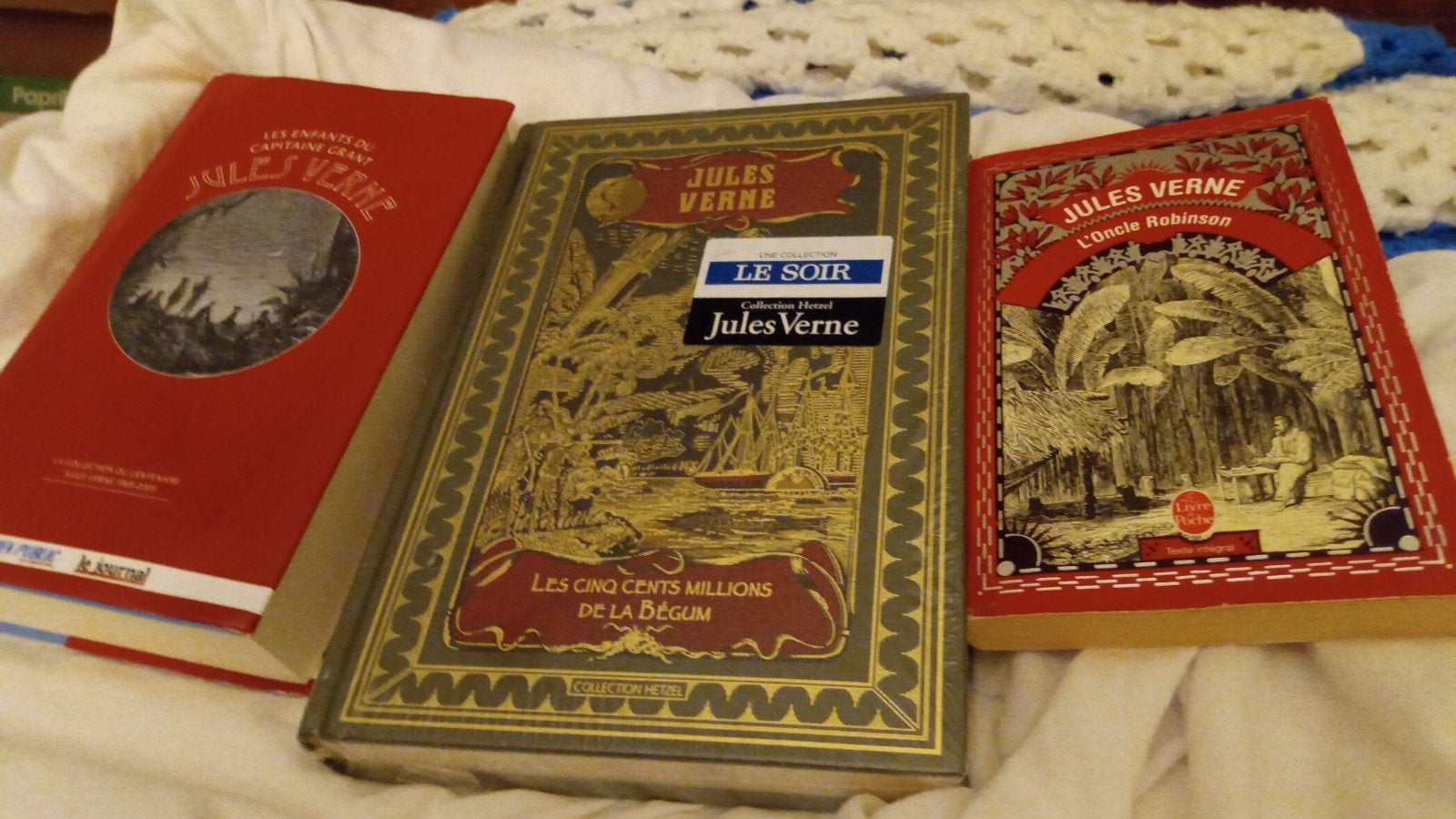 av 3 livres de Jules Verne donc tout nouveau, Livres, Enlèvement ou Envoi, Neuf, Jules Verne, Non-fiction