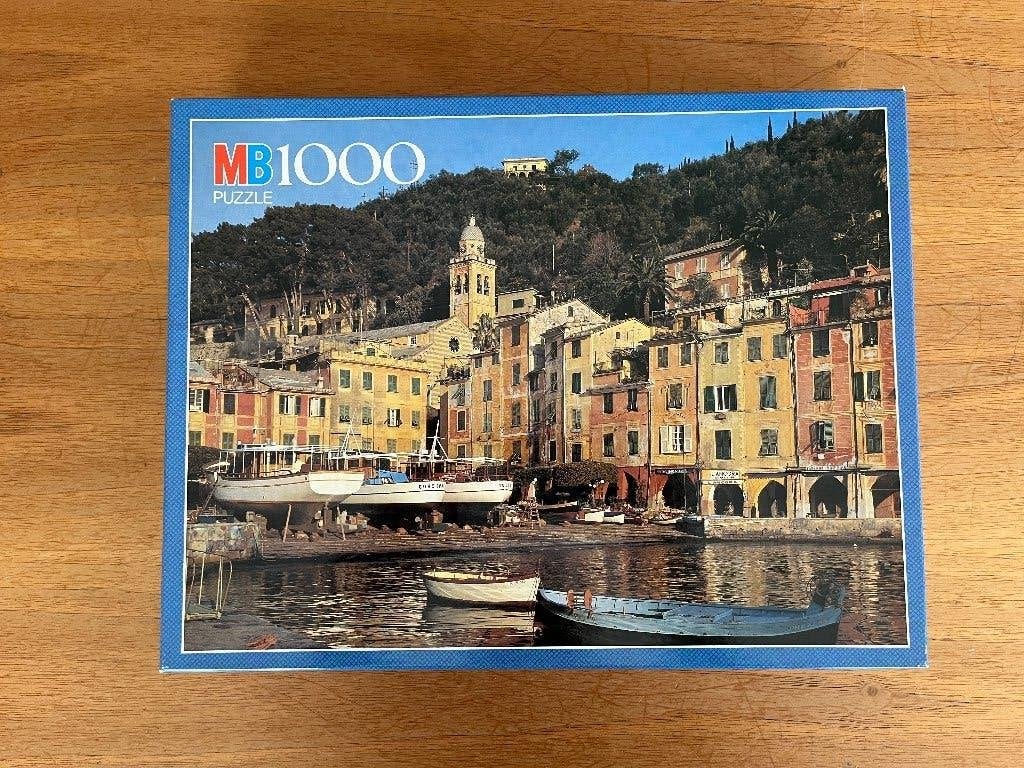 puzzel 1000 pc Portofino, Italy, Hobby en Vrije tijd, Denksport en Puzzels, Ophalen of Verzenden, 500 t/m 1500 stukjes, Zo goed als nieuw