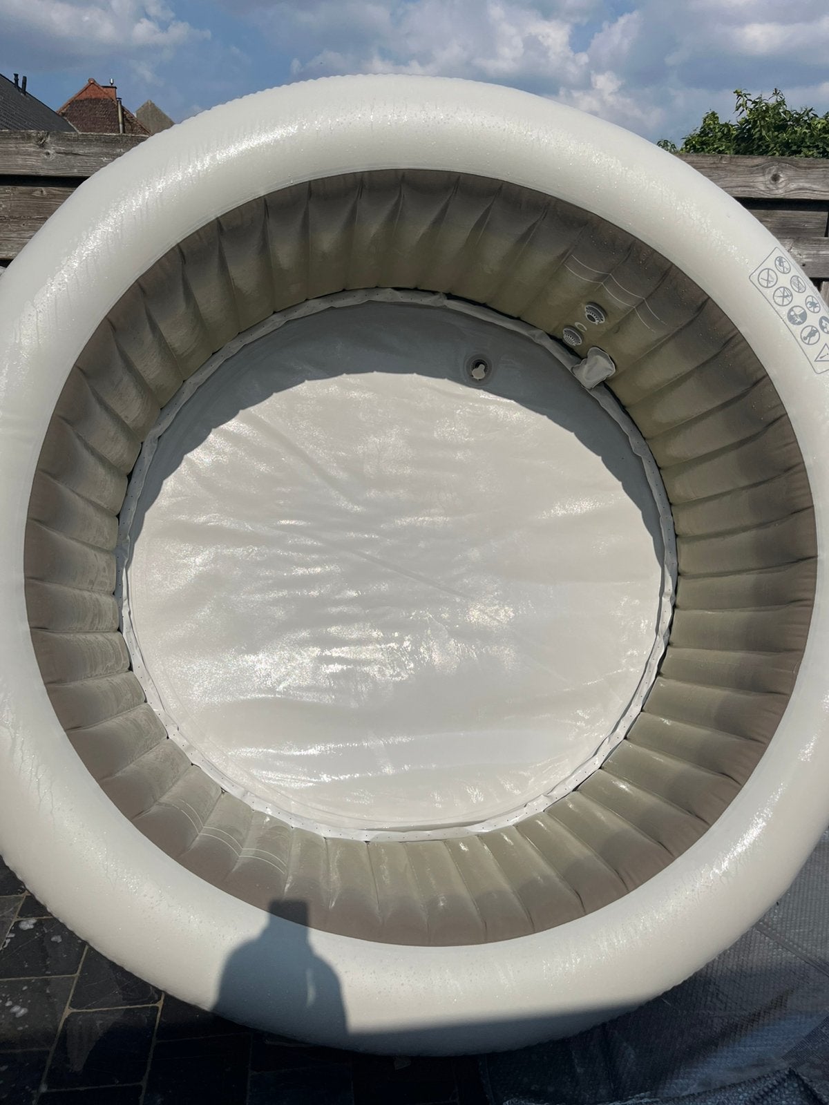jaccuzi intex 4 personen, Ophalen, Zo goed als nieuw, Opblaasbaar