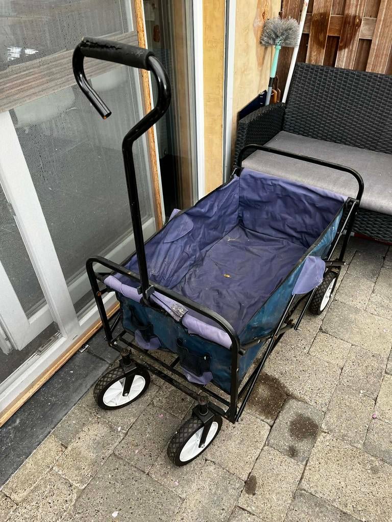 Opvouwbare kar, Ophalen, Opvouwbaar, Zo goed als nieuw