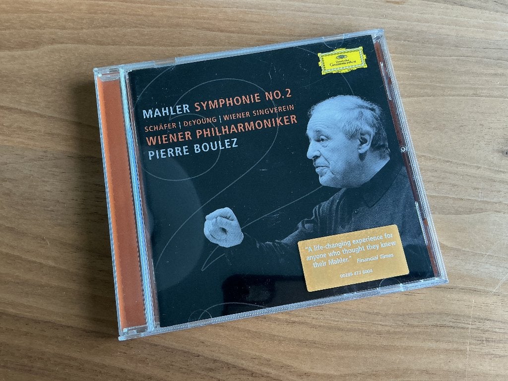 Mahler : Symphony 2 / Boulez. MINT, Cd's en Dvd's, Cd's | Klassiek, Modernisme tot heden, Mahler, Ophalen of Verzenden, Zo goed als nieuw