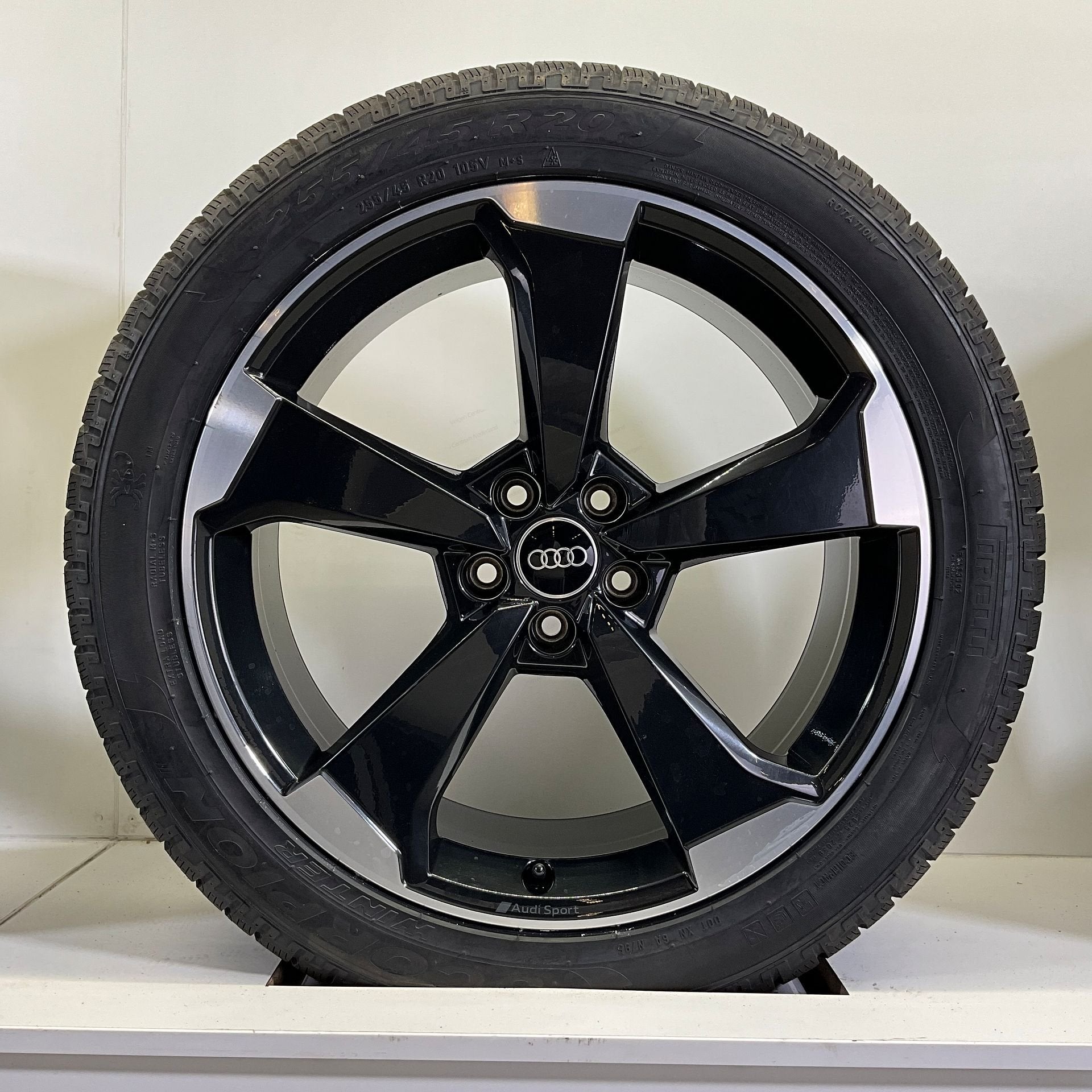 AUDI SQ5 Q5 SET VELGEN + WINTERBANDEN 20 INCH, Auto-onderdelen, Banden en Velgen, Gebruikt, 255 mm, -, -
