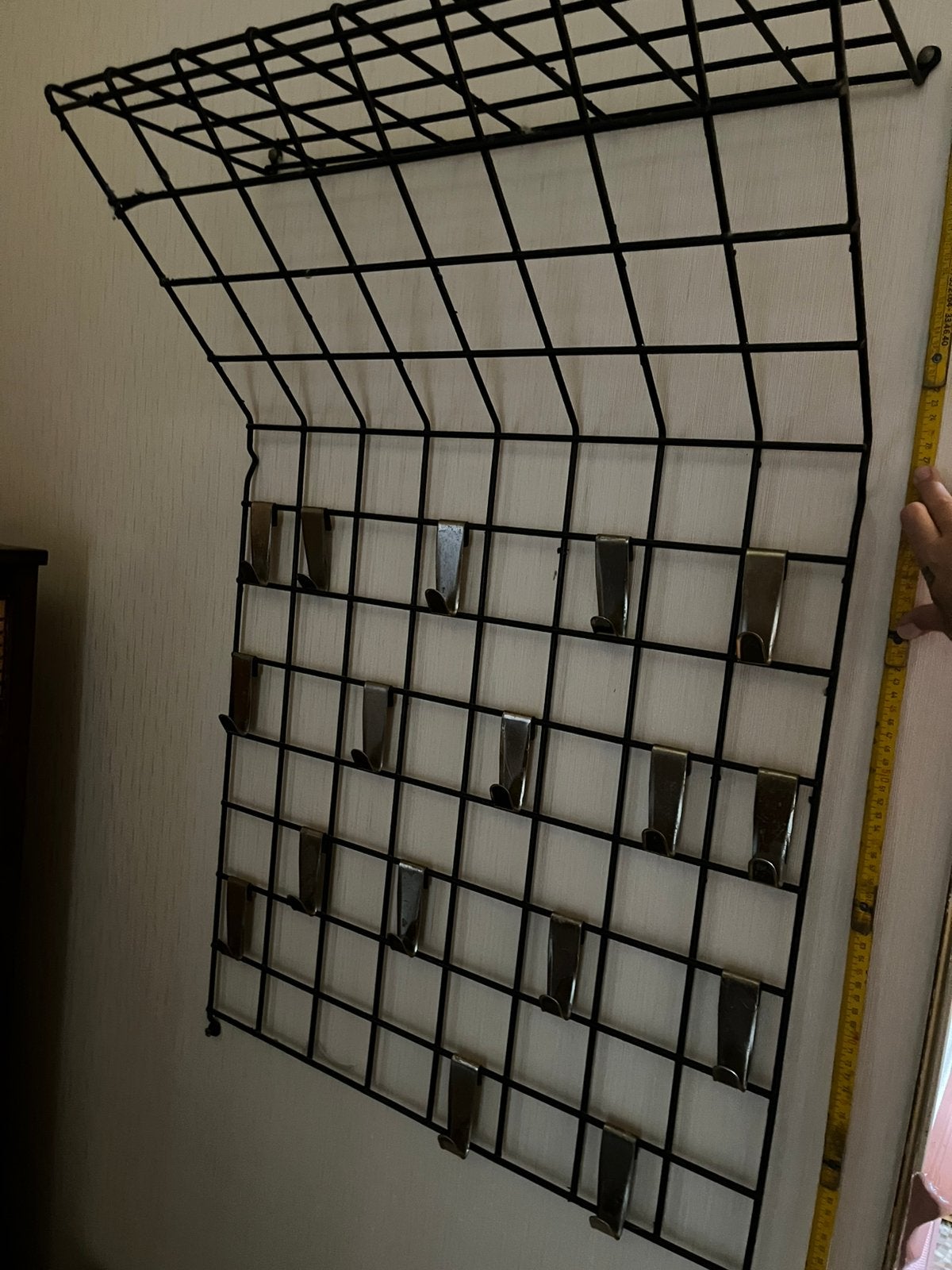 Porte-manteau mural vintage Style Karl Fichtel (Années 50/60, Maison & Meubles, Enlèvement ou Envoi, Utilisé