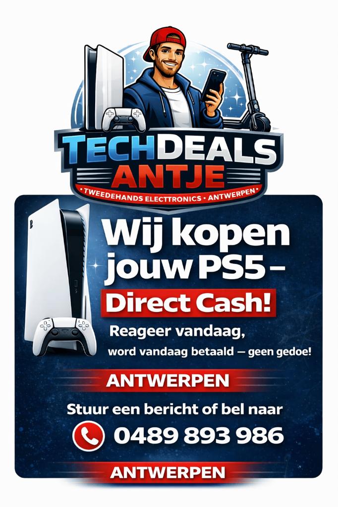 Wij kopen jouw PlayStation 5 — Direct cash!, Games en Spelcomputers, Spelcomputers | Sony PlayStation 5, Ophalen of Verzenden