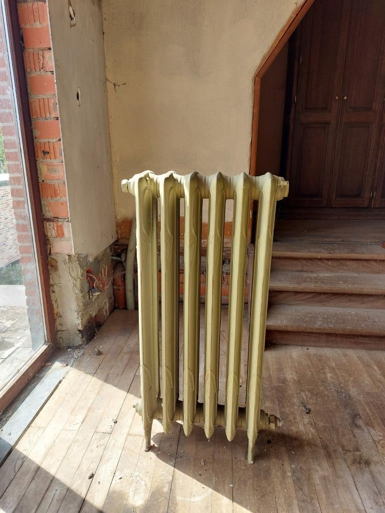 Gietijzeren chauffage groen, Doe-het-zelf en Bouw, Ophalen