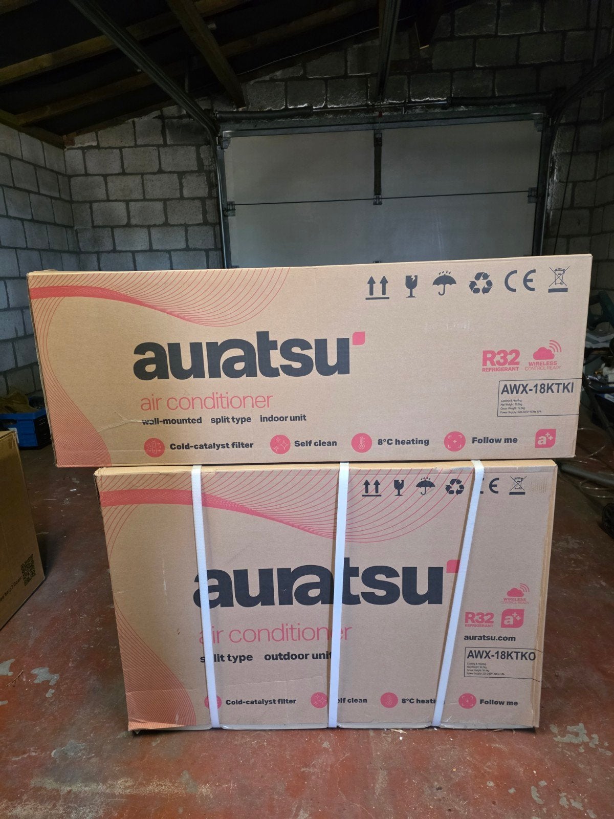 split airco auratsu, Elektronische apparatuur, Airco's, Ophalen, Afstandsbediening, Koelen en Ontvochtigen, Nieuw