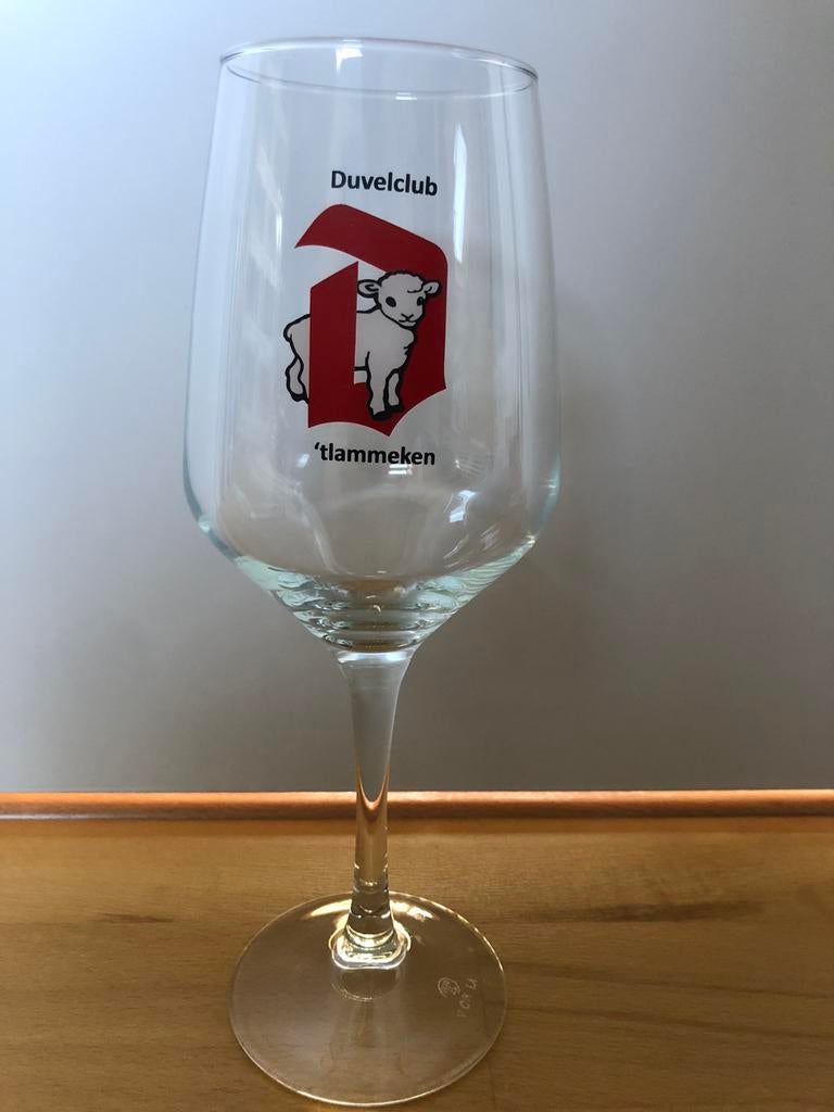 Duvel glas Duvelclub ‘t Lammeken, Ophalen of Verzenden, Nieuw, Bierglas
