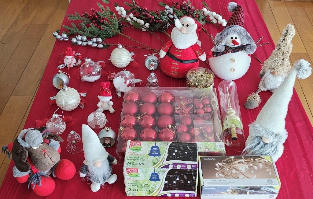 Set kerstornamenten, Diversen, Kerst, Zo goed als nieuw, Ophalen
