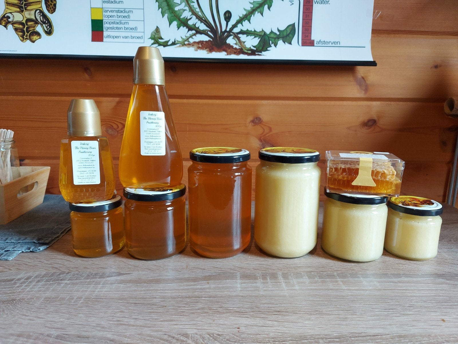 Fruit-, bloemen-, koolzaad- en boshoning imkerij, Diversen, Ophalen of Verzenden