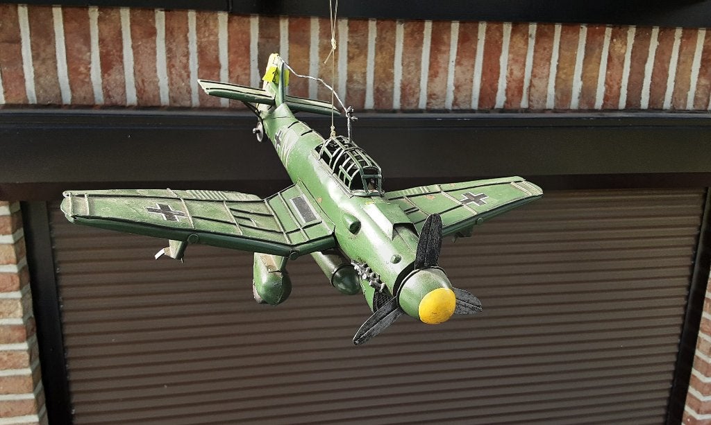 Stuka Ju 88 , metaal , nieuwstaat , werkend , WO II, Overige merken, Ophalen of Verzenden, Zo goed als nieuw, Groter dan 1:72