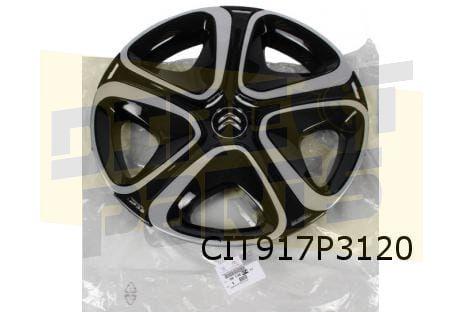 Citroën C3 Wieldop 16'' (design ''Babylone'') Origineel! 981, Neuf, -, -, -