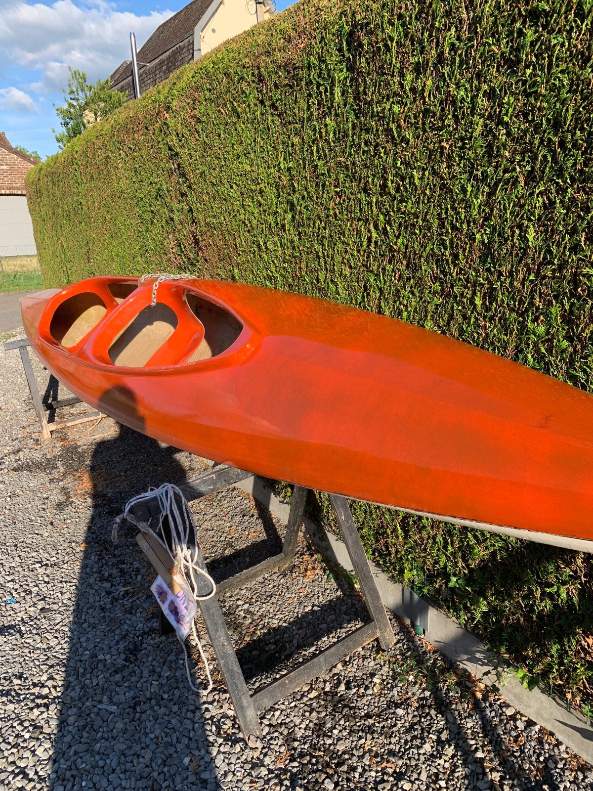 Kayak biplasse plastinautic, Watersport en Boten, Kajaks, Ophalen, Gebruikt, 2-persoons