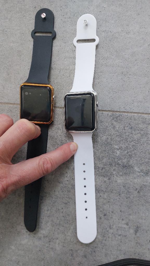 Smartwatch zwart en wit, Ophalen of Verzenden, Nieuw, Wit