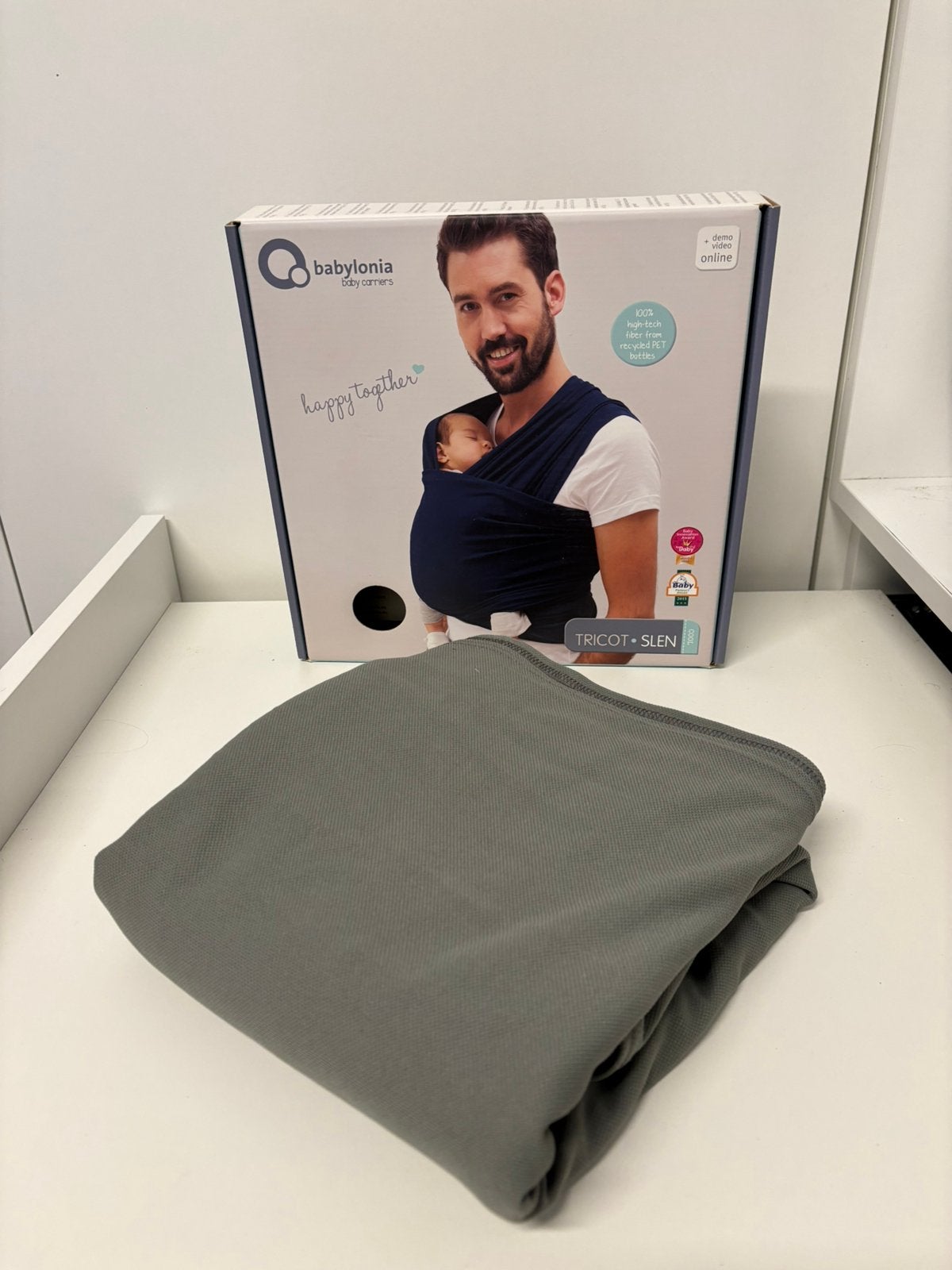 Babylonia draagdoek, Kinderen en Baby's, Babydragers en Draagdoeken, Ophalen, Zo goed als nieuw, Buik of Rug, Draagdoek