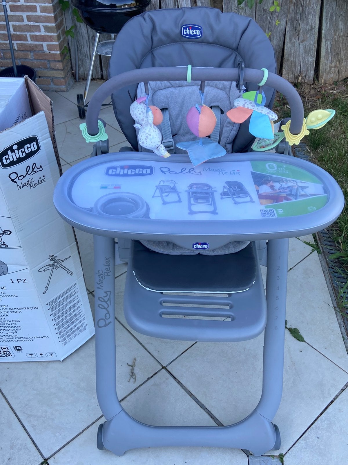 Chaise haute complète Chicco - Polly Magic Relax, Enfants & Bébés, Chaises pour enfants, Enlèvement, Comme neuf