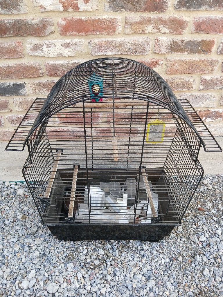 Vogelkooi met toebehoren, Ophalen, Vogelkooi