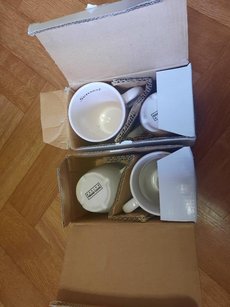 nieuw set mooie keramieken senseo kopjes per doosje van 2, Huis en Inrichting, Keuken | Servies, Ophalen of Verzenden, Nieuw