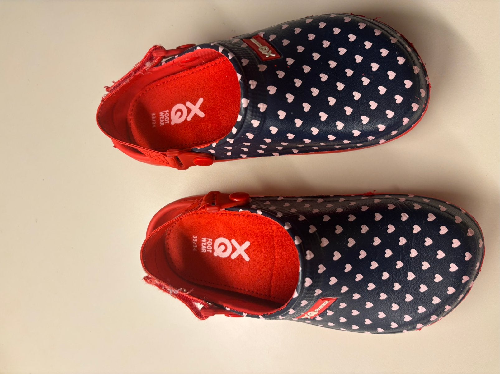 Klompjes QX footwear, Kinderen en Baby's, Kinderkleding | Schoenen en Sokken, Gebruikt, Overige typen, Verzenden, Meisje