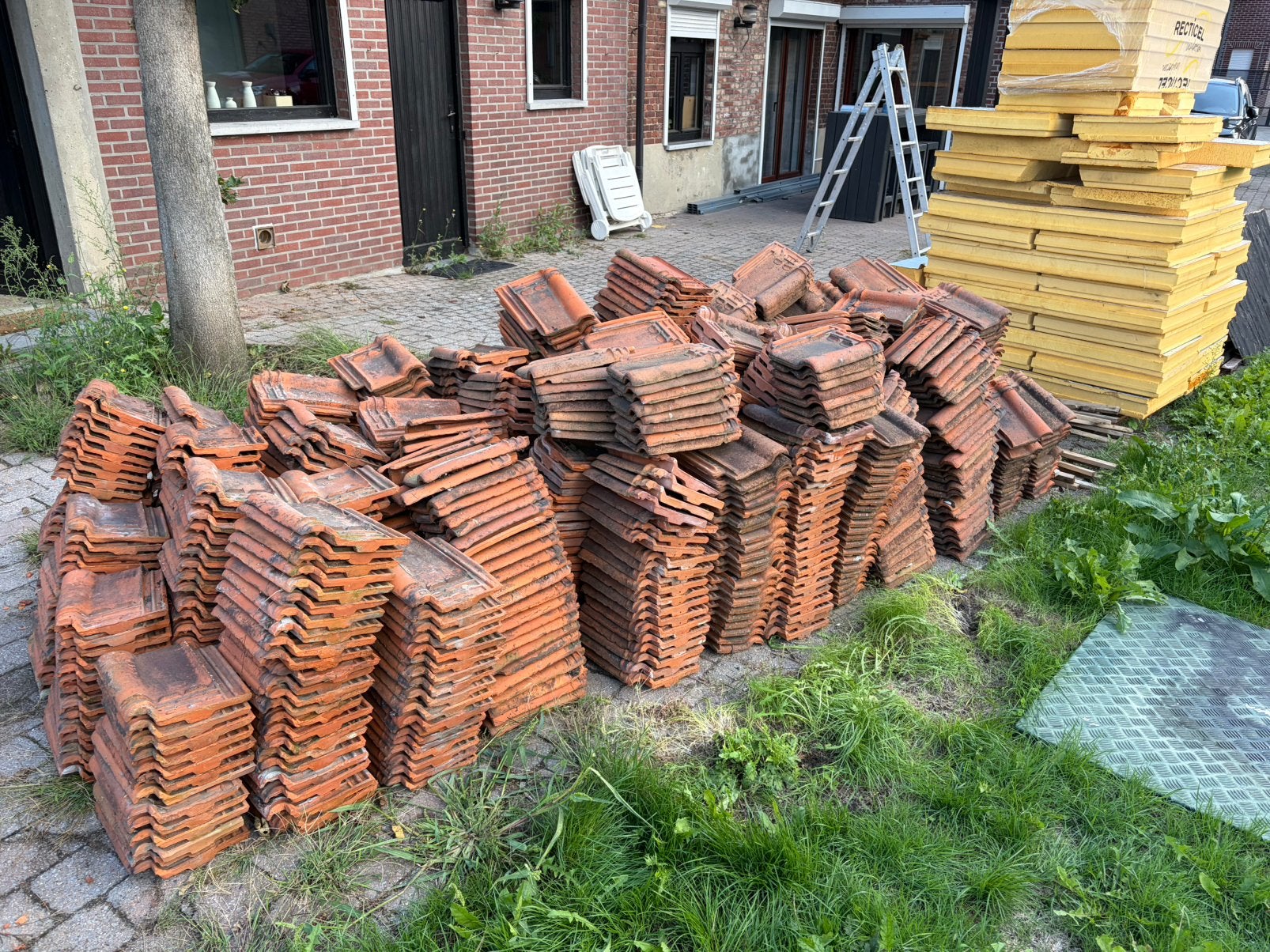 Tuiles de toit - Pottelberg, Bricolage & Construction, Enlèvement, Utilisé, Tuiles