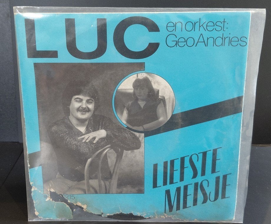 Singel Luc - Liefste Meisje / Piraten Ma, Cd's en Dvd's, Vinyl | Nederlandstalig, Ophalen of Verzenden, Gebruikt, Levenslied of Smartlap