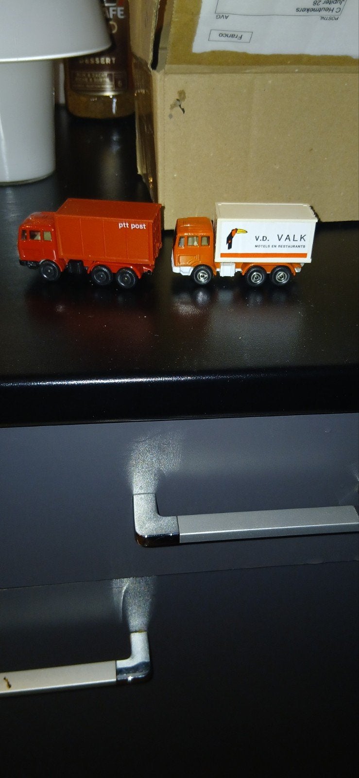 Lot 2 Vrachtwagens / Camions Miniatures EFSI 1/87 – Alfa, PT, Enlèvement ou Envoi, Märklin