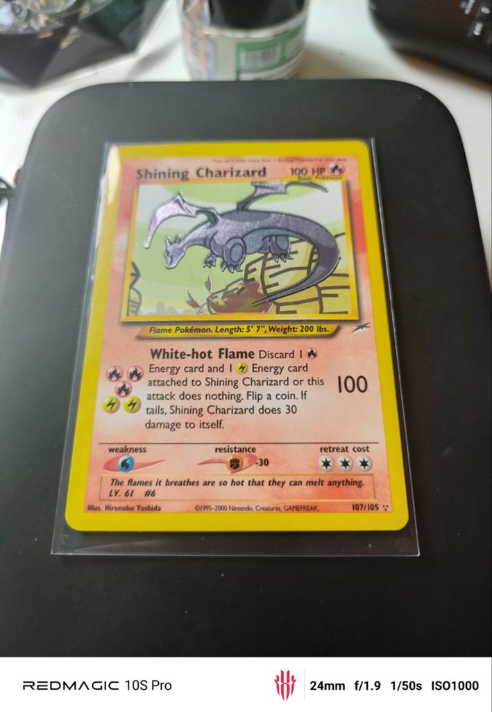Shining Charizard excellent trade kan ook, Ophalen