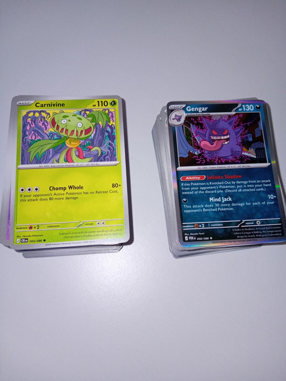 Pokemon kaarten-Bulk, Enlèvement
