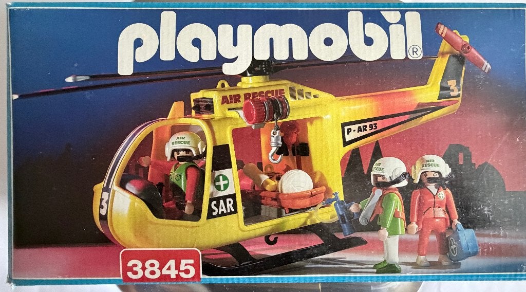 Playmobil helikopter 3845, Enlèvement ou Envoi, Comme neuf, Kit complet, Véhicule