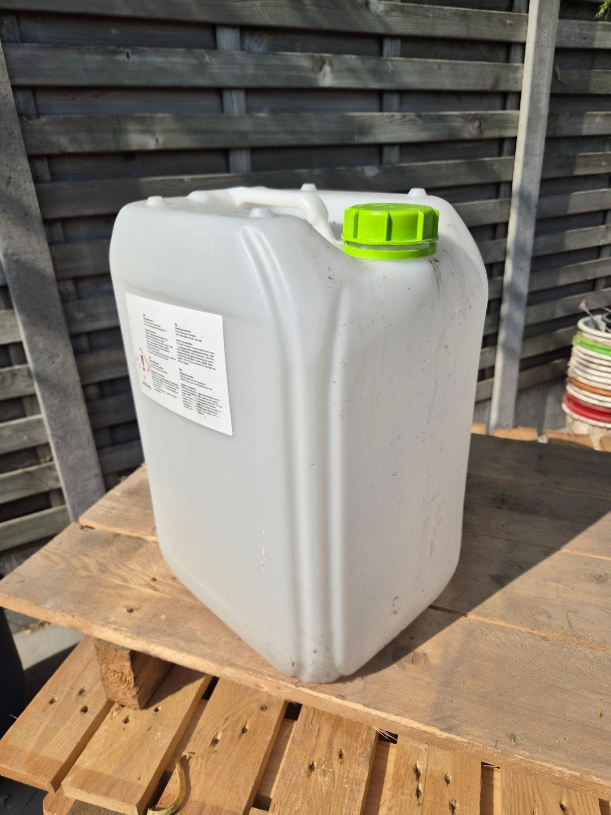 bidons 25 liter, Ophalen