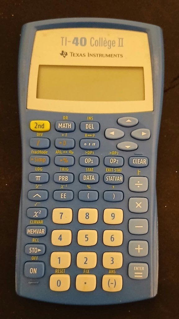 Texas Instruments TI-40 Collège II Wetenschappelijk, Ophalen of Verzenden, Gebruikt