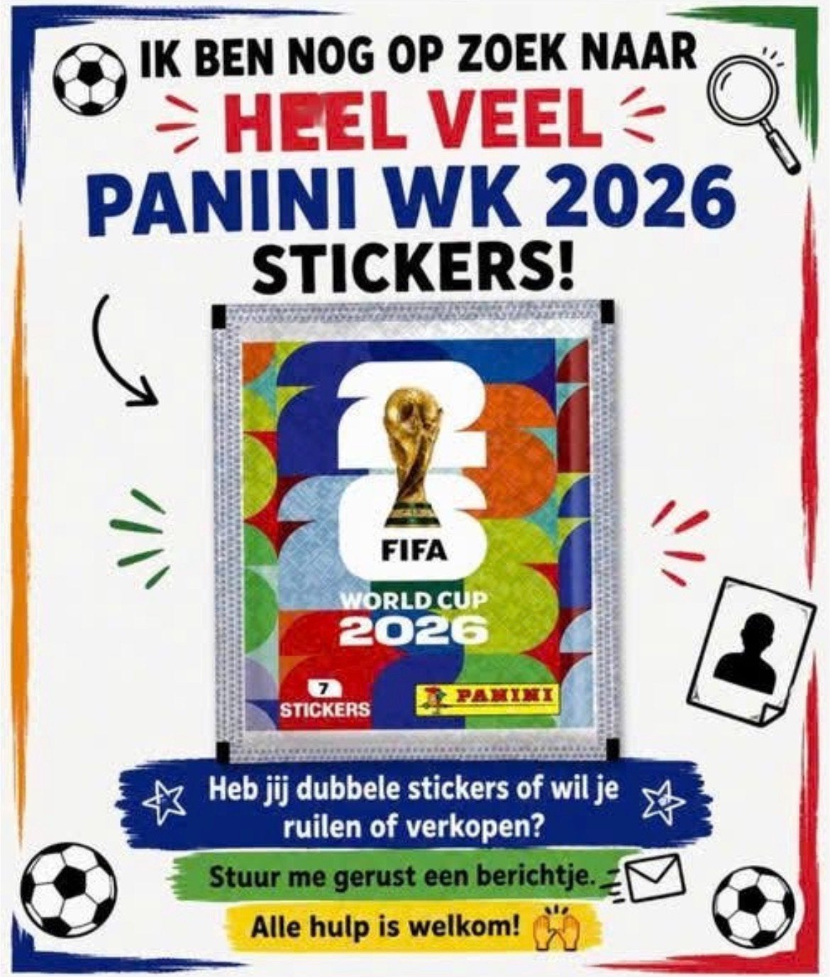 PANINI - WC 2026, Enlèvement ou Envoi, Neuf, Autocollant