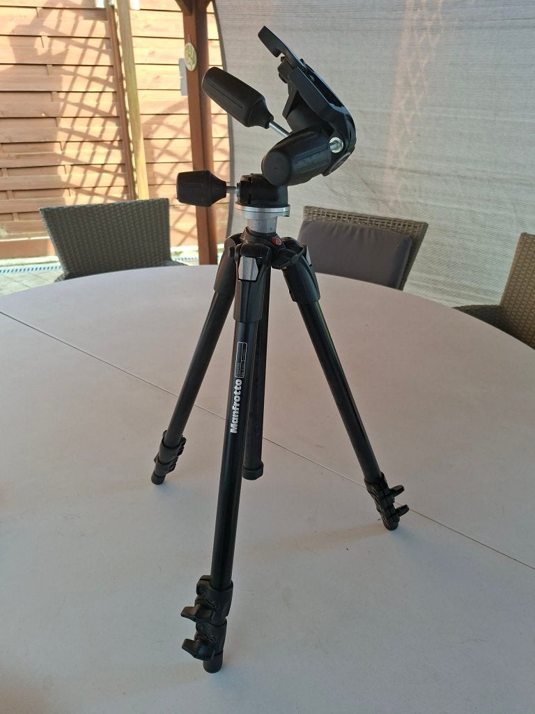Trépied  Manfrotto 190 XDB, TV, Hi-fi & Vidéo, Enlèvement, Comme neuf, Trépied, Manfrotto