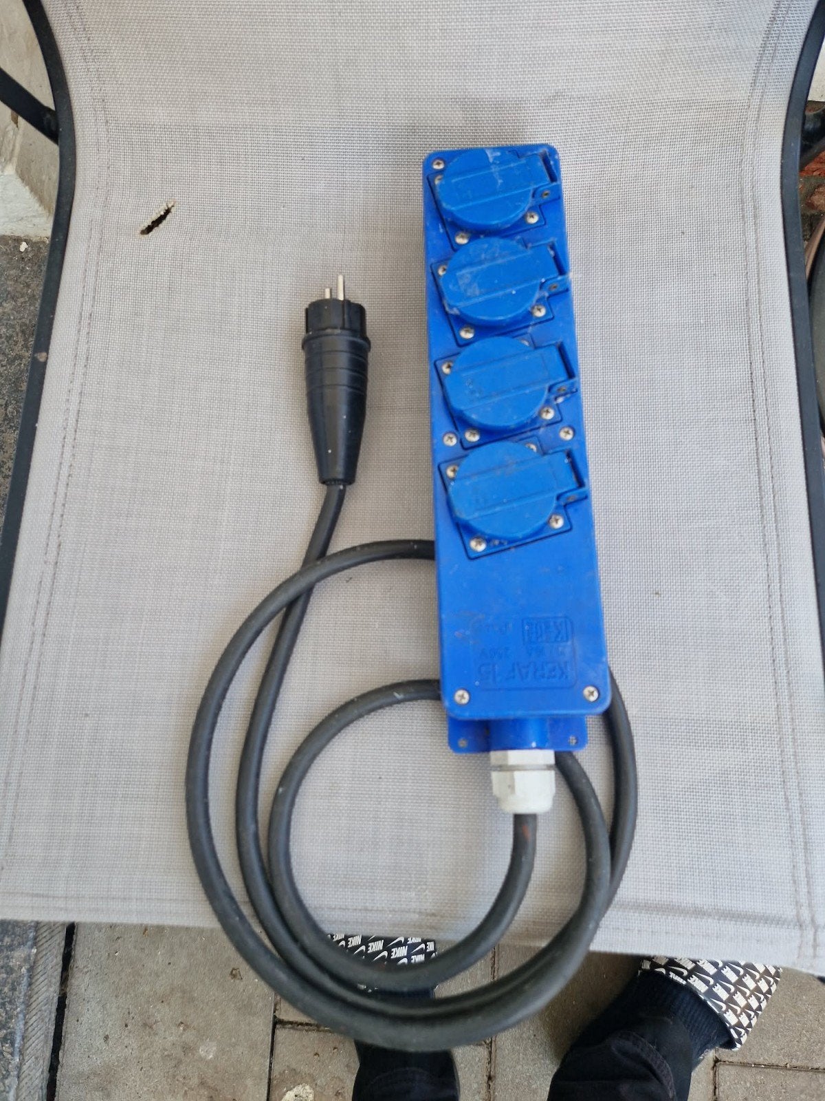 Verleng kabel voor buiten, Ophalen