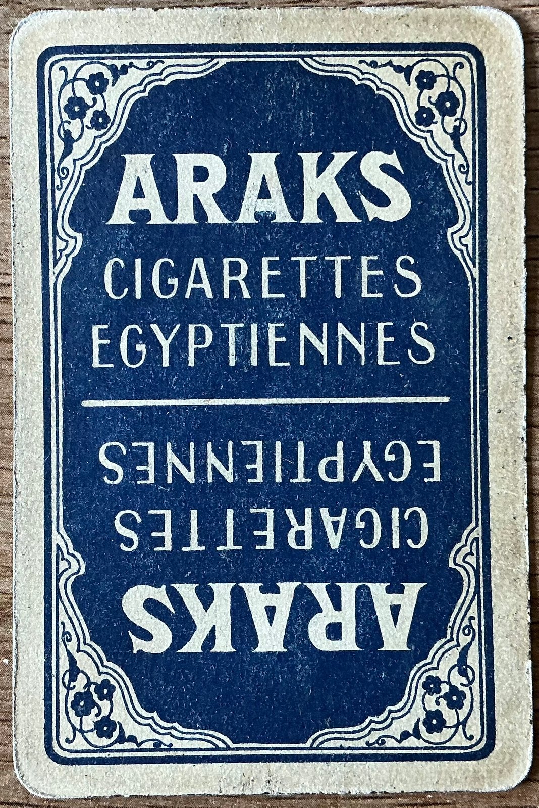 CIGARETTES PARAKS PARAKS, Enlèvement ou Envoi, Utilisé, Carte(s) à jouer