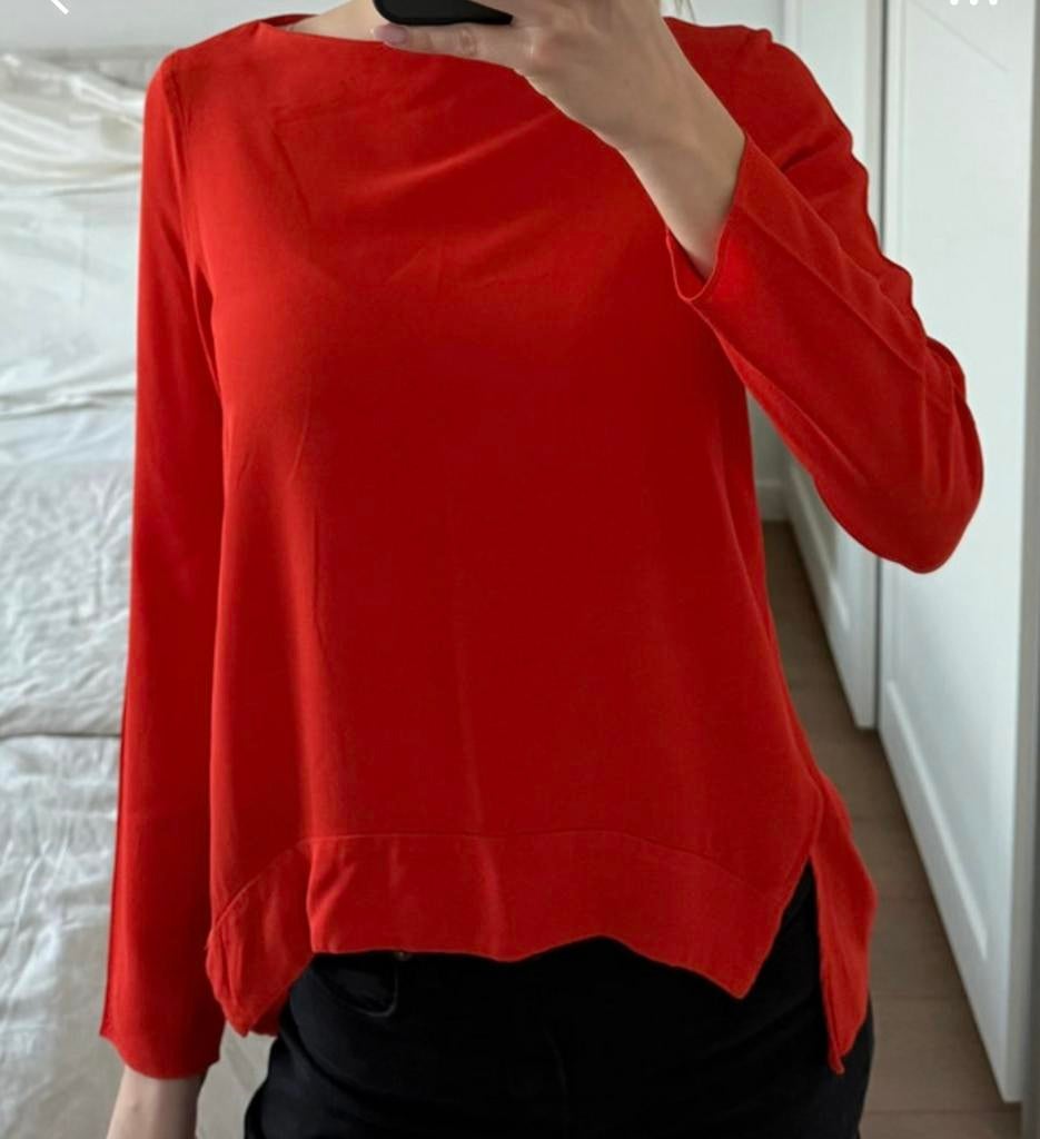 rode Zara blouse, Kleding | Dames, Ophalen, Gedragen, Maat 36 (S), Rood