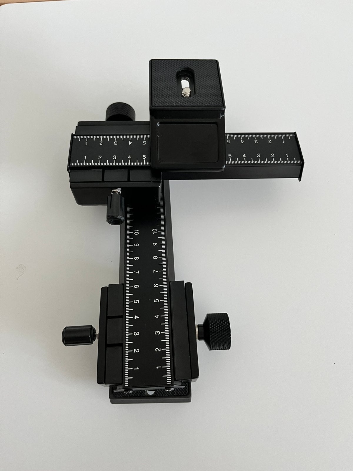 Nieuw 4-weg instelslede macrofotografie, Audio, Tv en Foto, Professionele apparaten, Ophalen of Verzenden, Zo goed als nieuw