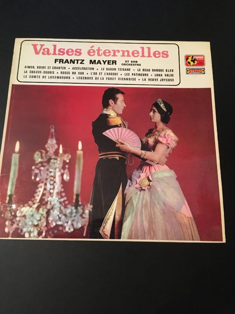 LP Franz Mayer - Valses éternelles, Ophalen of Verzenden, Romantiek, Gebruikt, Kamermuziek