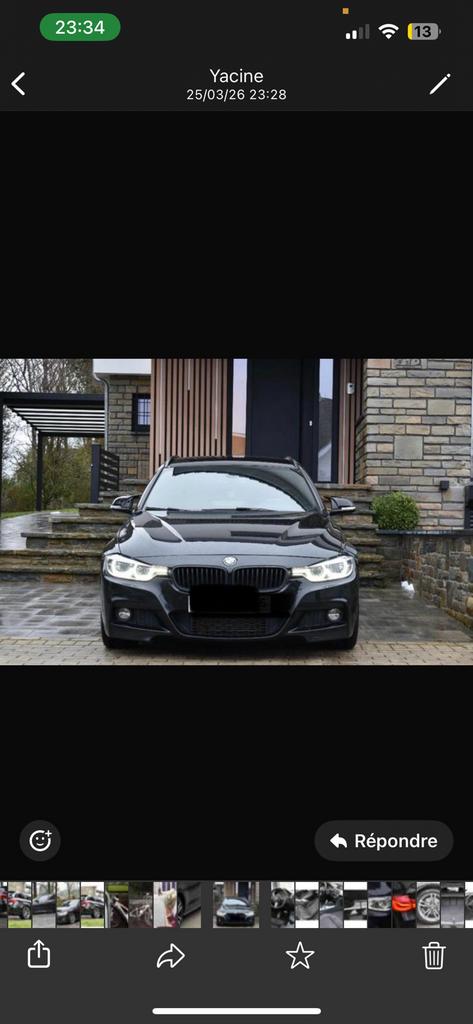 Bmw serie 318d pack m euro 6, Auto's, BMW, Euro 6, Particulier, Te koop