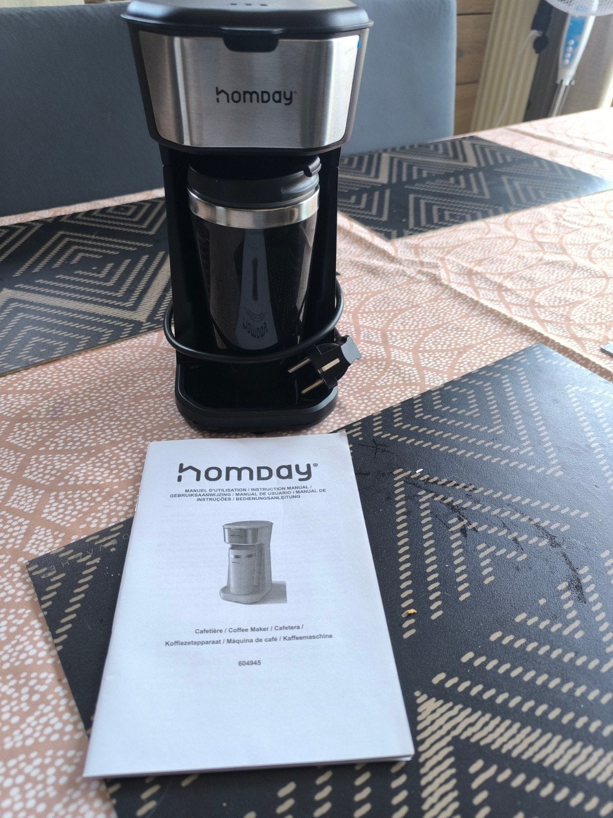cafetière une personne, 1 tasse, Enlèvement ou Envoi, Autres modèles, Café moulu