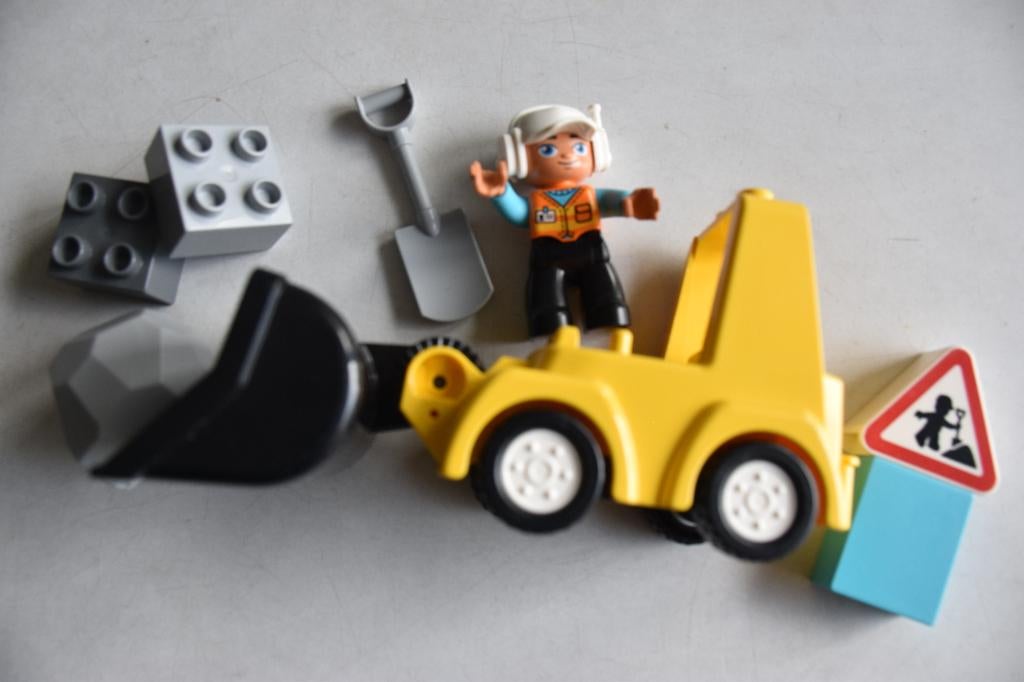 Duplo 10930 Bulldozer, Ophalen, Compleet, Overige thema's, Zo goed als nieuw