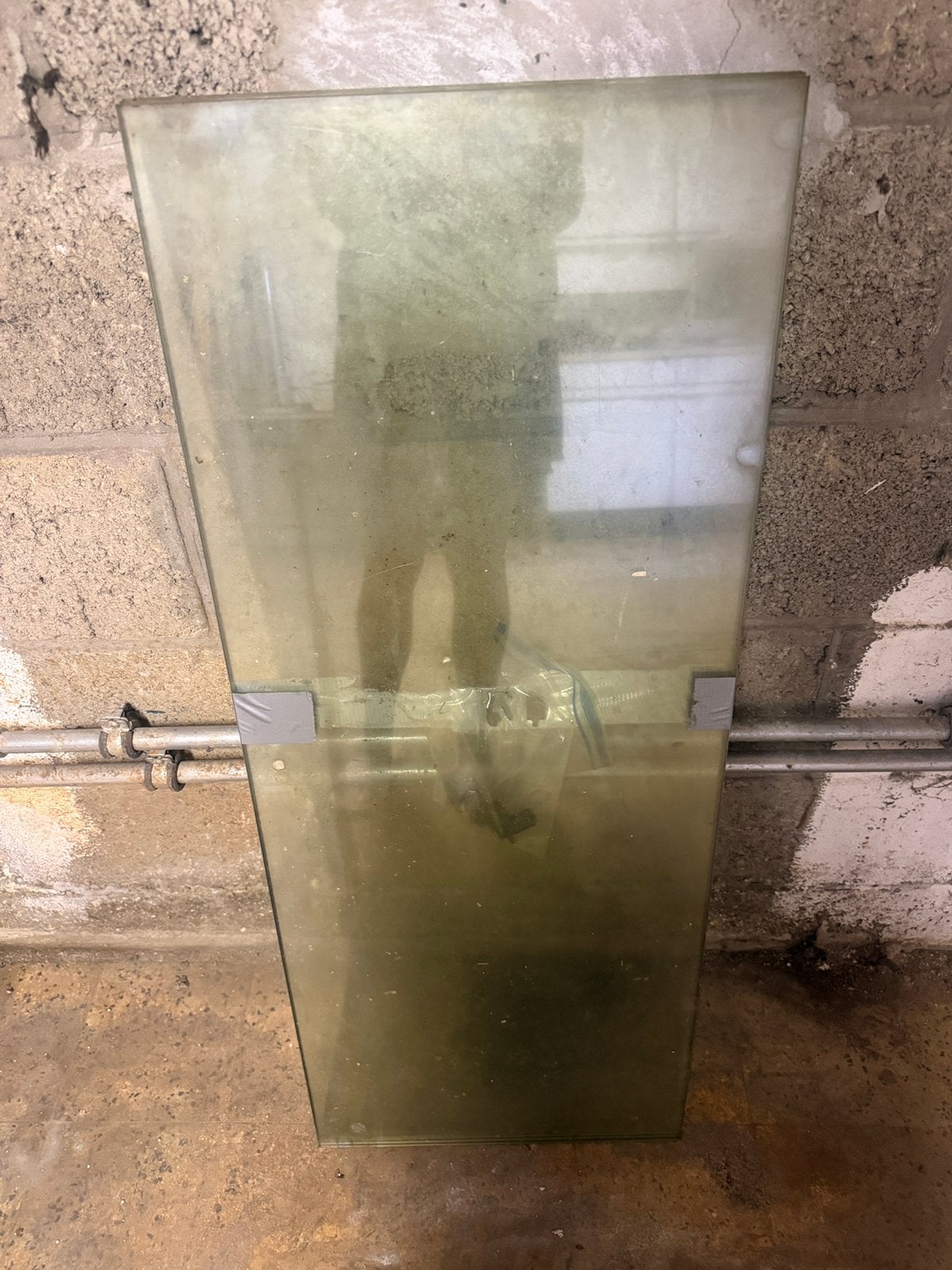 Glazen platen 3 stuk van 40 op 1m., Doe-het-zelf en Bouw, Glas en Ramen, Ophalen, Minder dan 80 cm, 80 tot 120 cm, Zo goed als nieuw