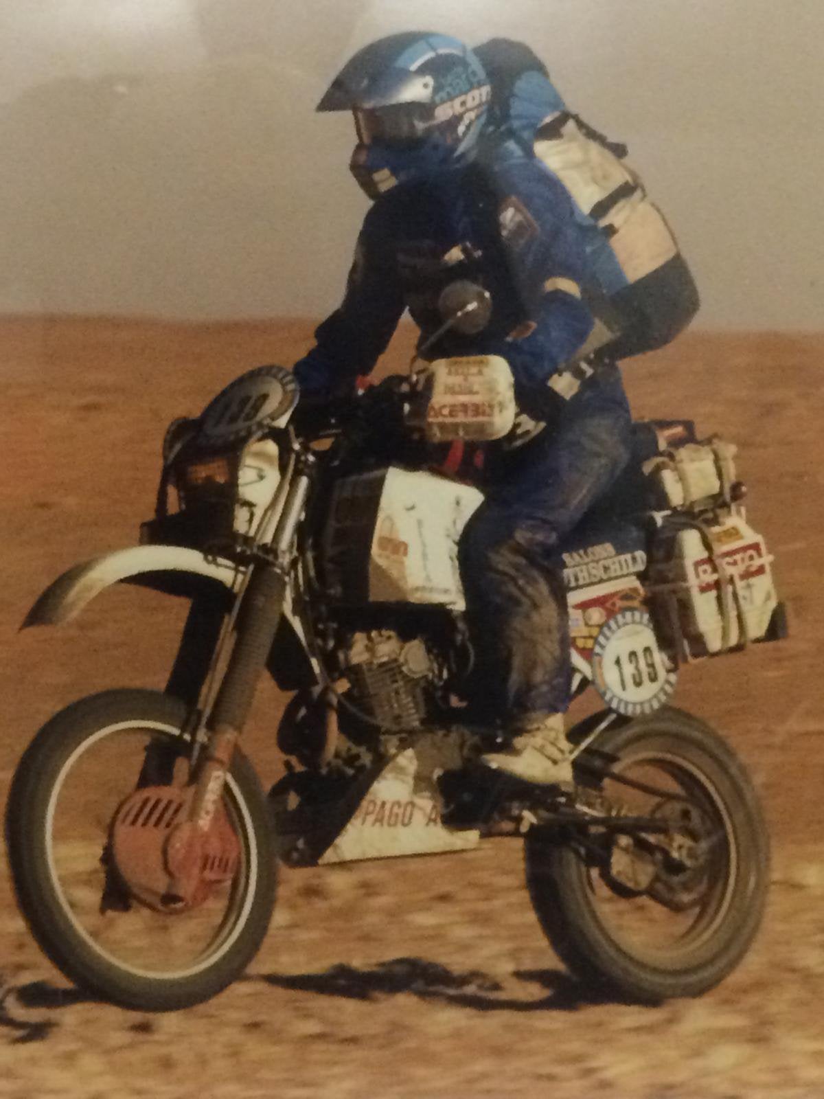 PARIS DAKAR RUGZAK 1990, Ophalen, Gebruikt