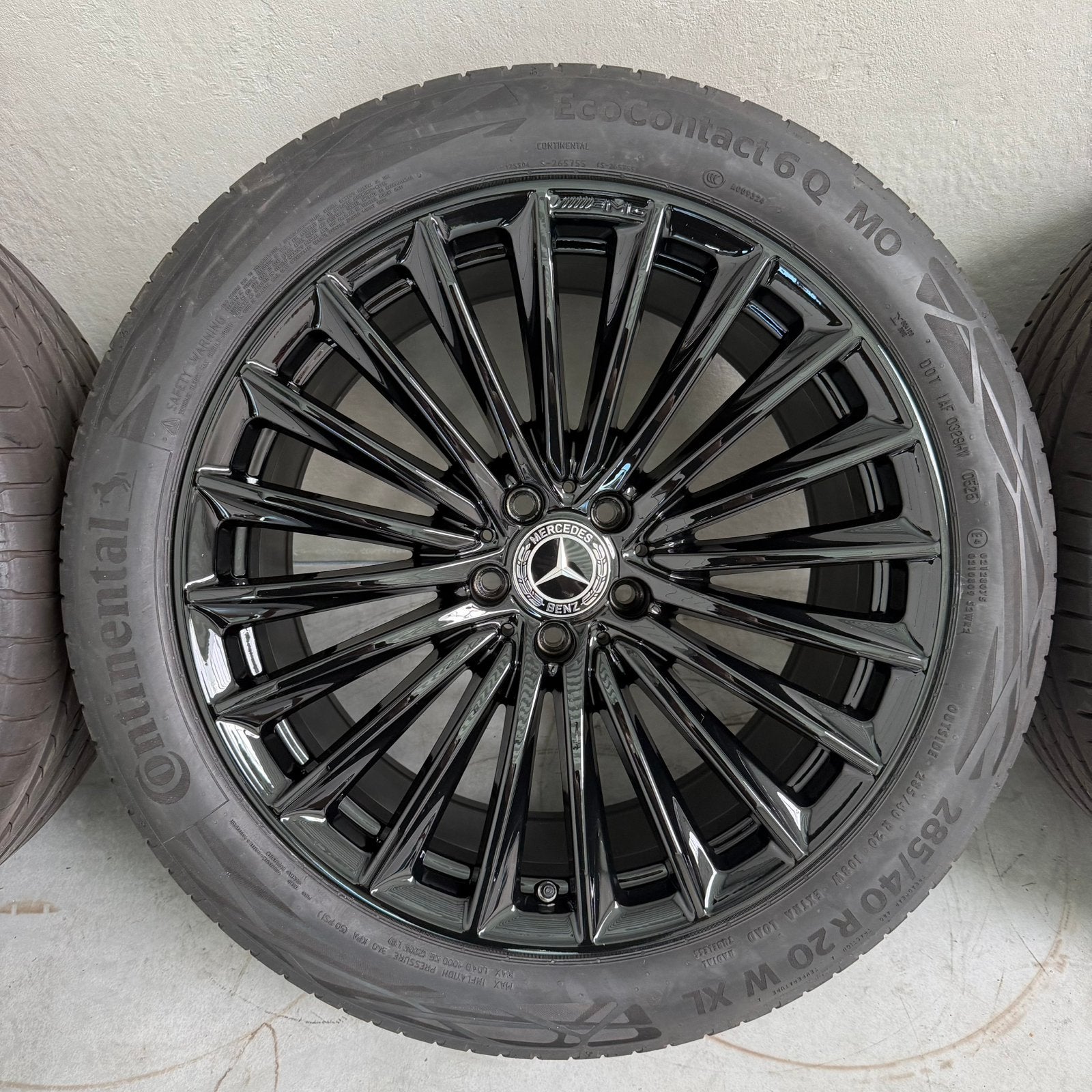 20 inch Mercedes AMG GLC W254 C254 velgen met zomerbanden, Gebruikt, 255 mm, Banden en Velgen, Ophalen of Verzenden