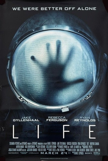Originele filmposter Life (2017), Verzamelen, Ophalen of Verzenden, Zo goed als nieuw, Film en Tv